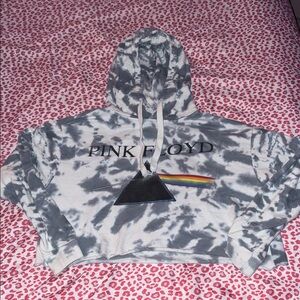 Pink Floyd cropped hoodie